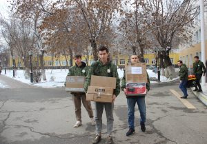 Астраханские патриоты продолжают сбор гуманитарной помощи для участников СВО